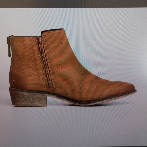 Women's Harlem oker short boots, brown size 37, us size 7 - Picture 1 of 7